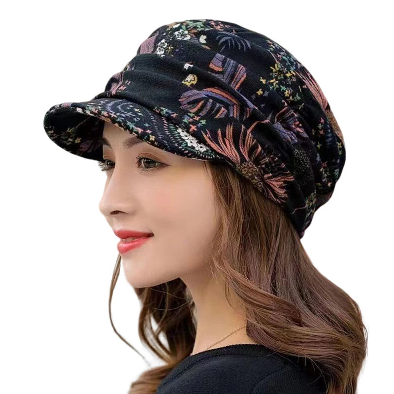 Floral  Prin Hat