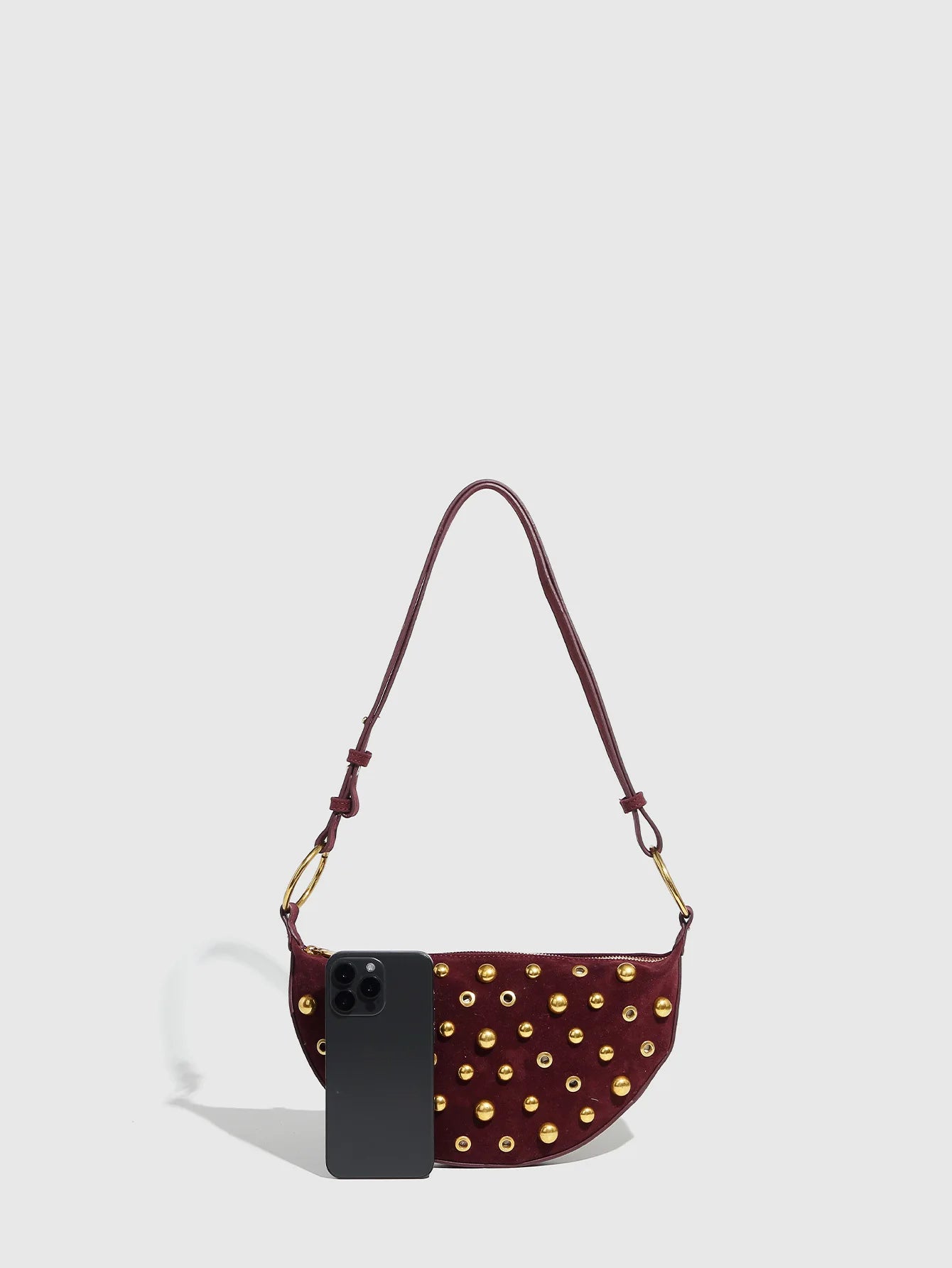 Designer Rivet Polka Dot Studded crossbody Bags