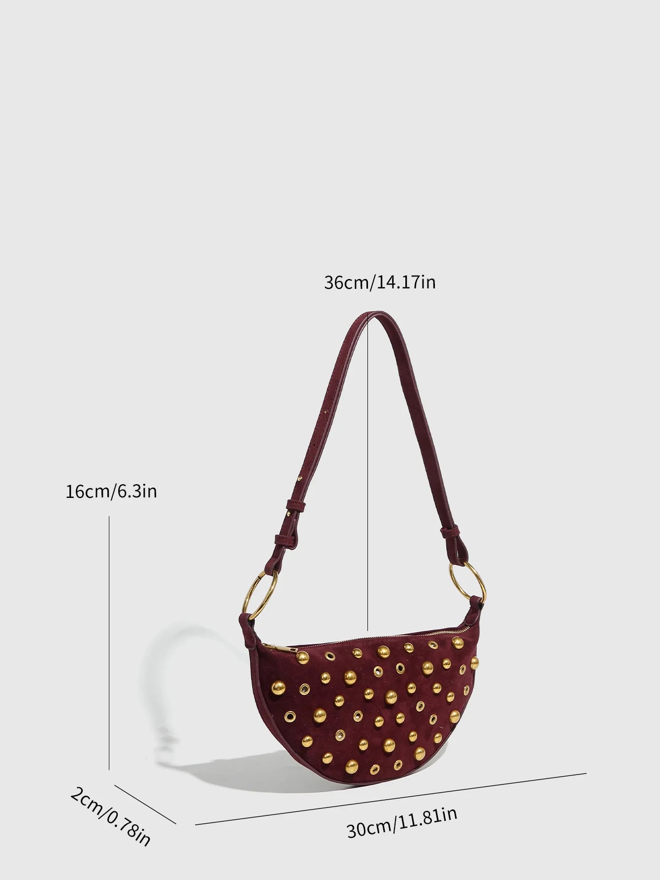 Designer Rivet Polka Dot Studded crossbody Bags