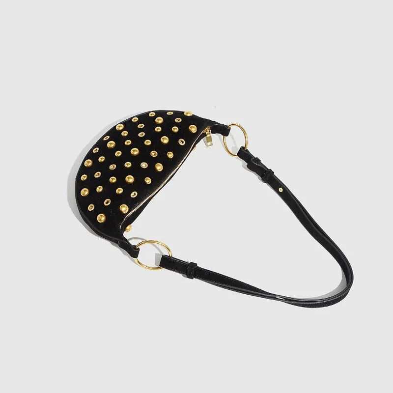 Designer Rivet Polka Dot Studded crossbody Bags