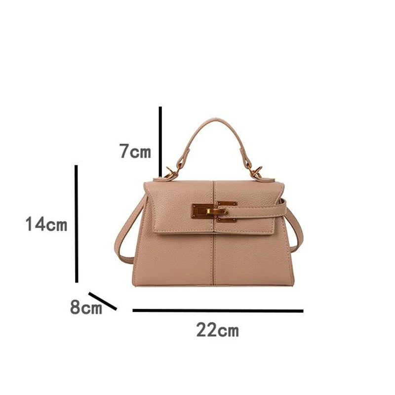 Gold Lock Luxury Design Handbag