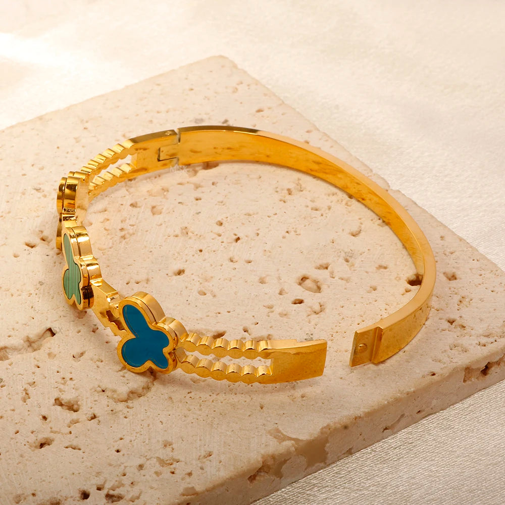 Exquisite Retro Butterfly Bracelet Bangles