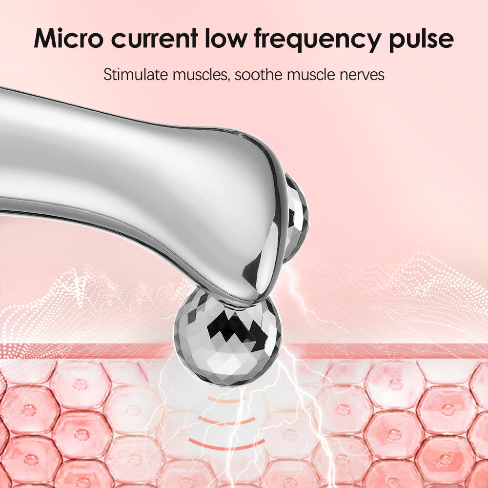 Face Lift Roller Micro-Current  Massager Beauty Device