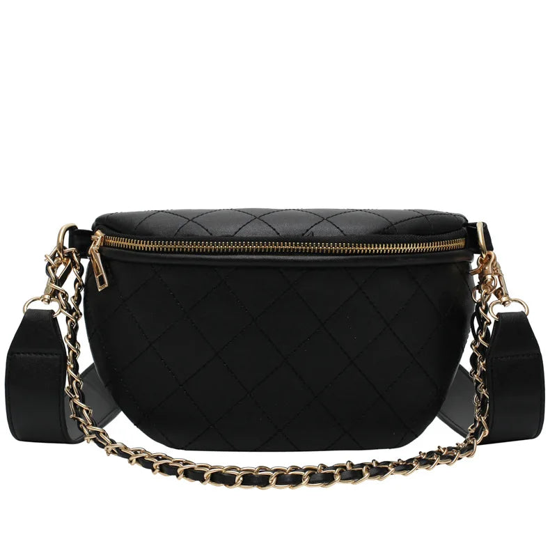 Luxury Brand Banana Crossbody Bag with Adjustable Shoulder Strap