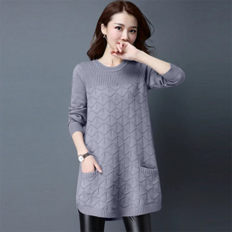 Winter Long Sweater Pullover