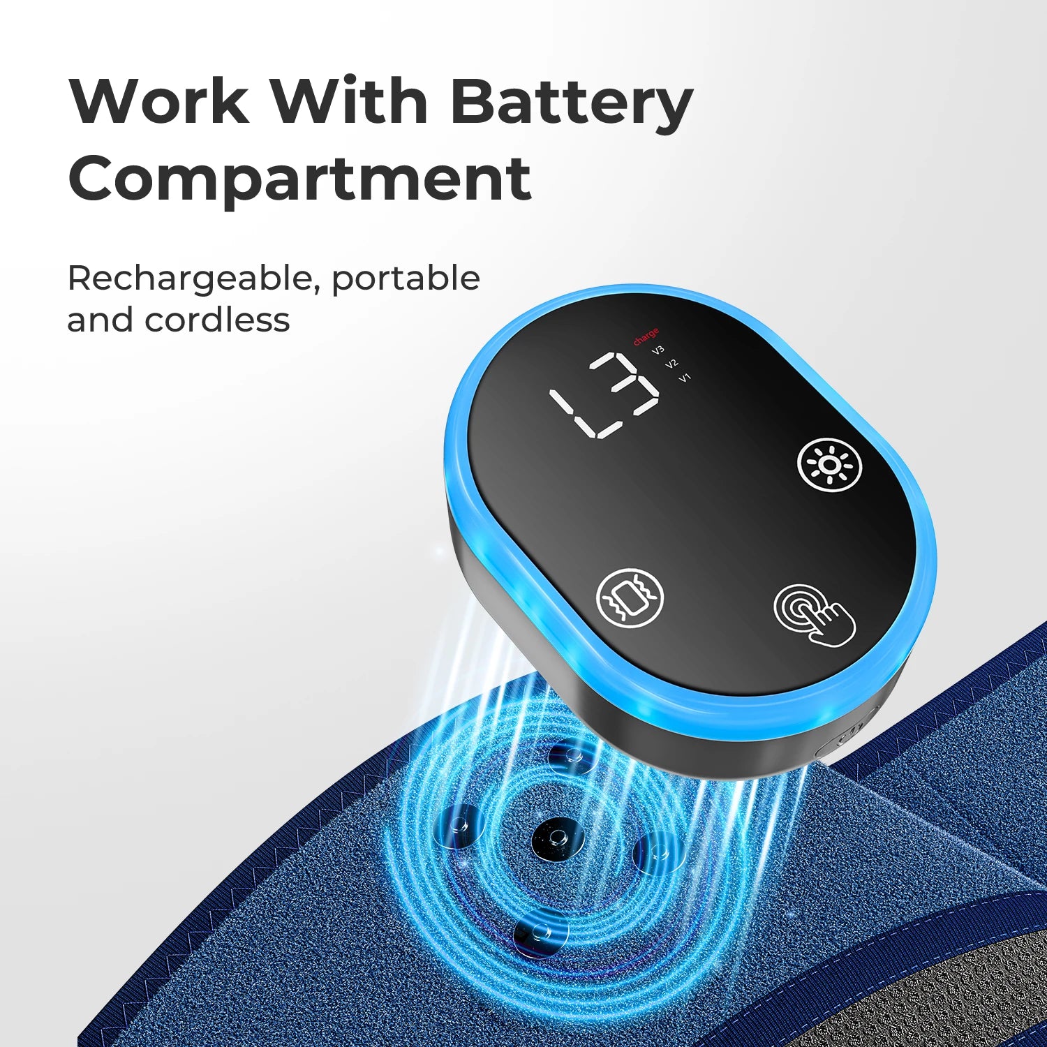 Red Light Therapy LED Joint Vibration Wireless Knee Massager