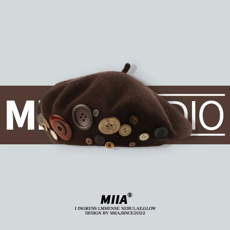 British  Retro Decoration Beret