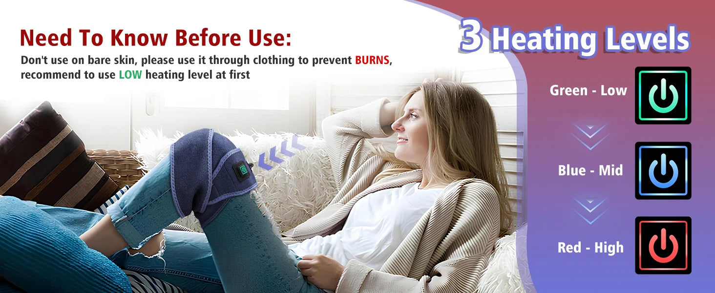 Heated Elbow Wrap Elbows USB Electric Heating Arm Elbow Ankles Knees Pad Wrap Brace Portable Heated Wrist Arm Sleeve Support