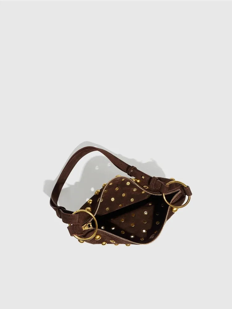 Designer Rivet Polka Dot Studded crossbody Bags
