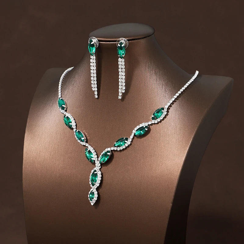 Exquisite European Style Necklace & Earring Set