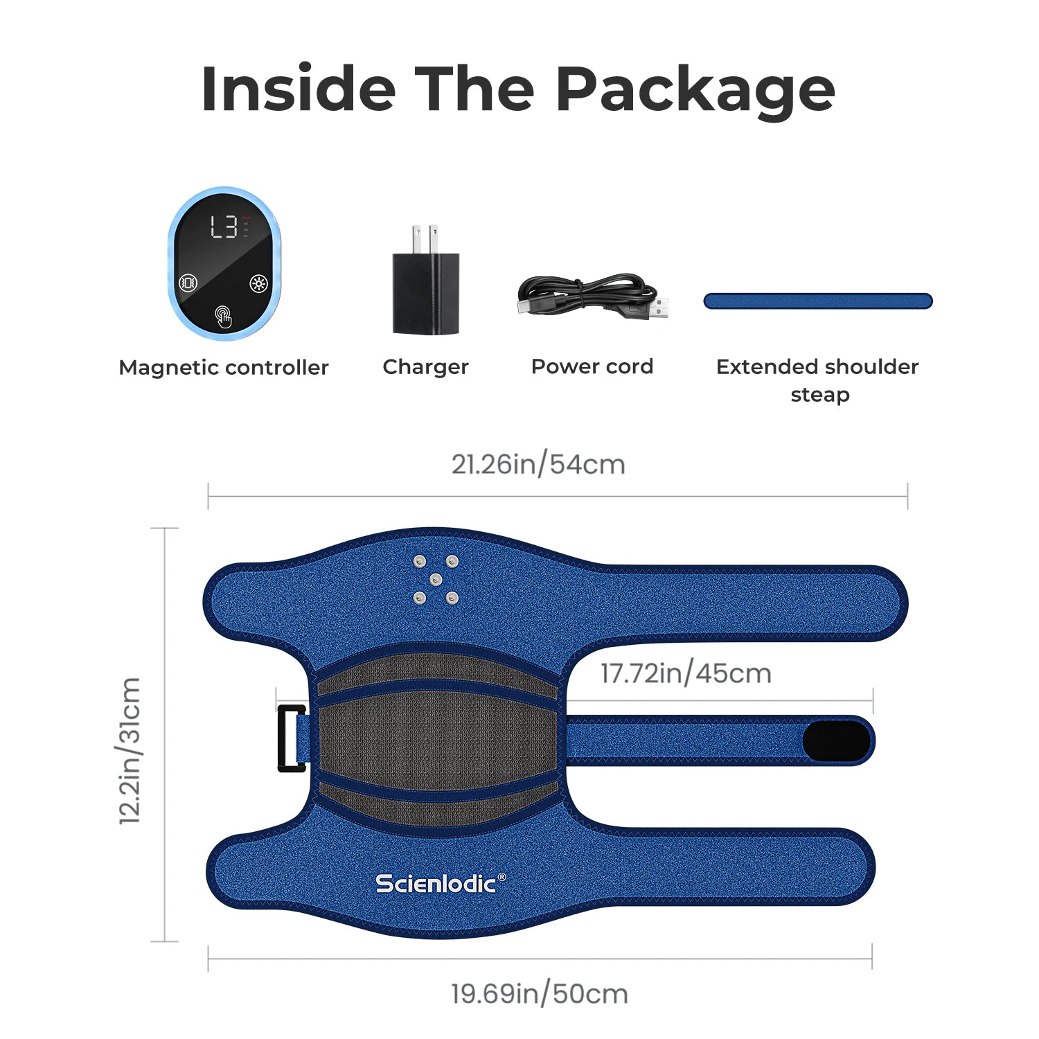 Red Light Therapy LED Joint Vibration Wireless Knee Massager