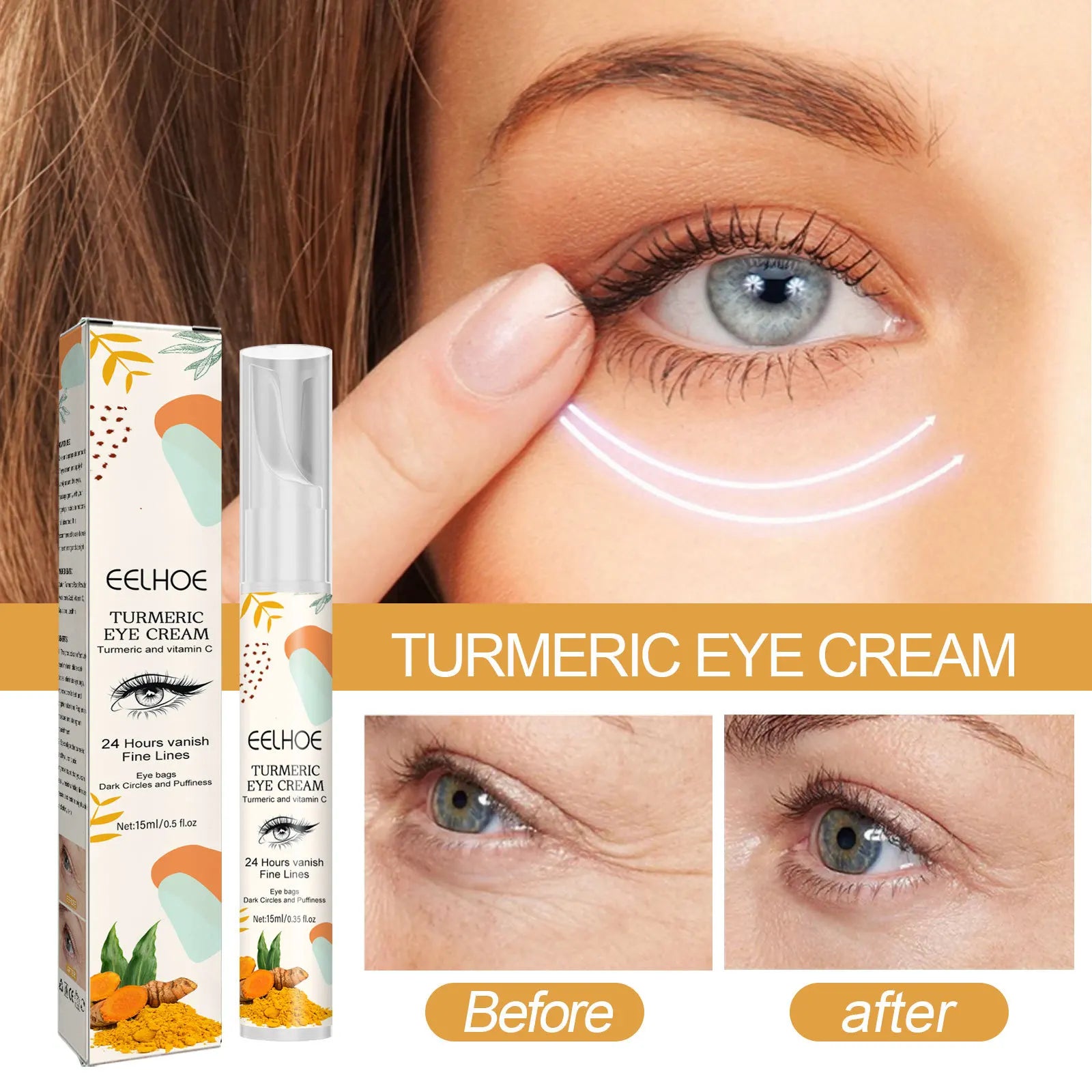Turmeric   'Brightening  Glow' Skincare Care  6-pcs. Set