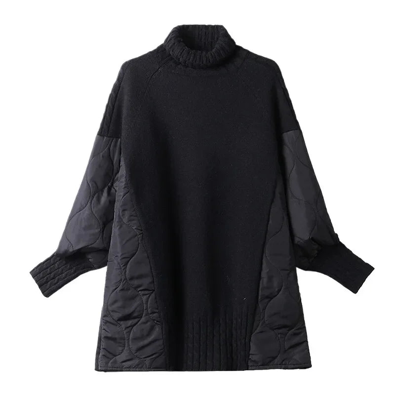 Glamour Vibe  Knit Top Sweater with  Long Sleeves