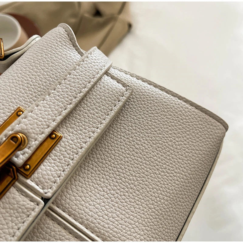 Gold Lock Luxury Design Handbag