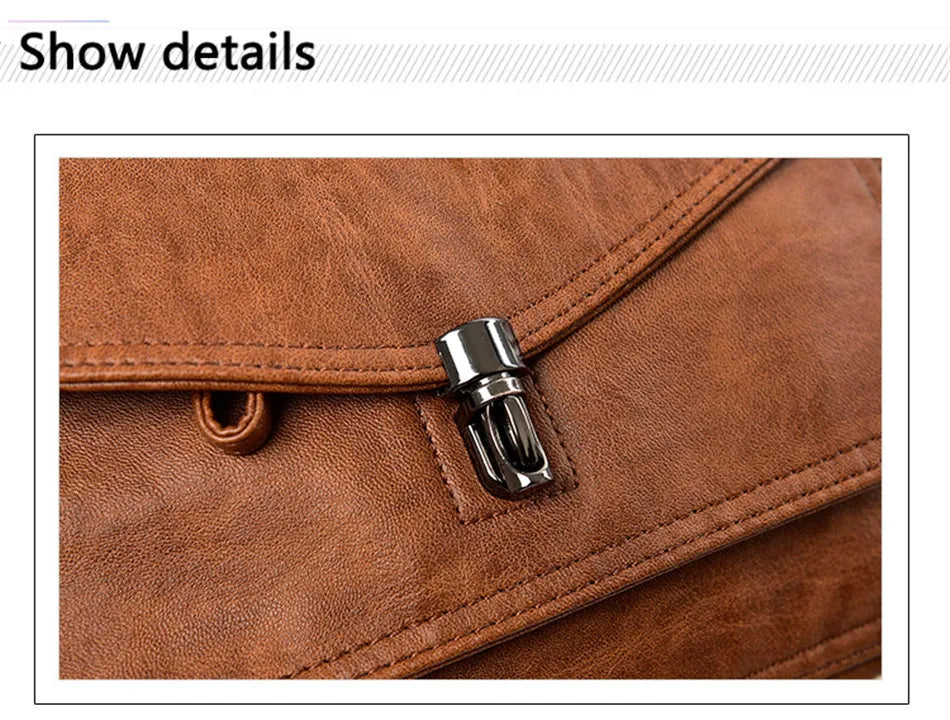 "Vintage Soft" Style Genuine  Crossbody Handbag