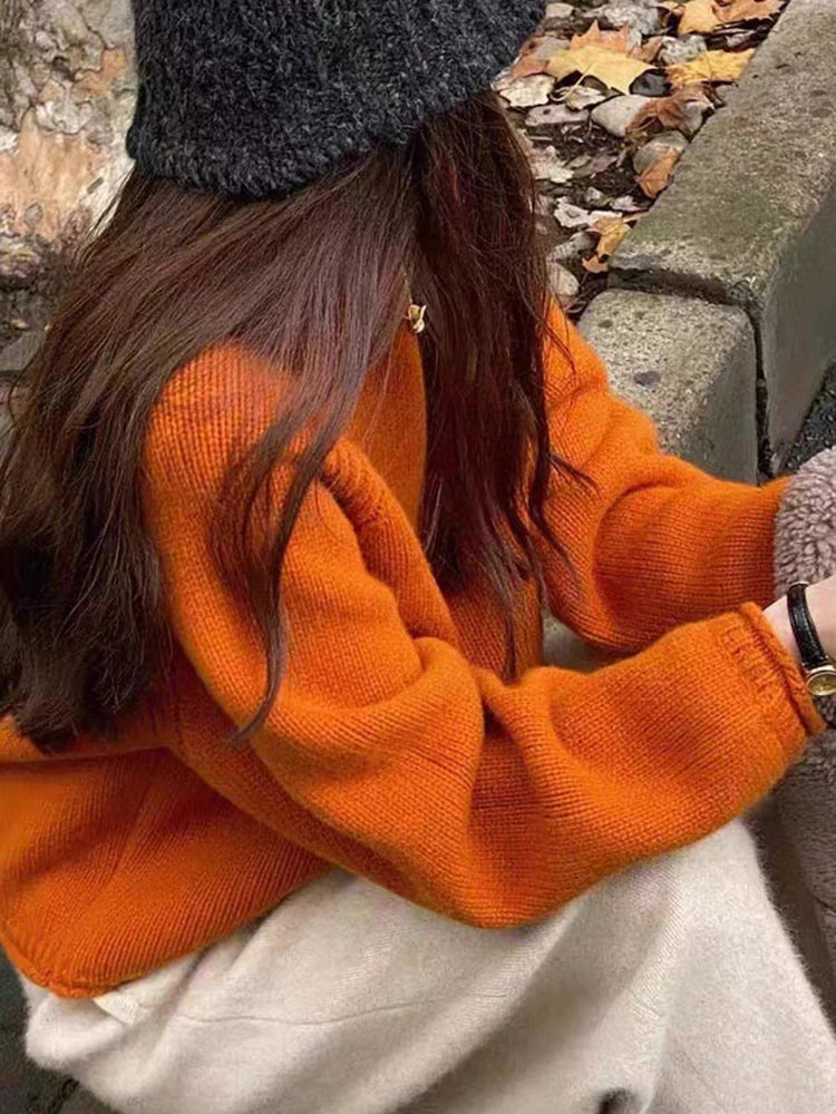 Chic Winter  Knitwear Sweater Warm Tops