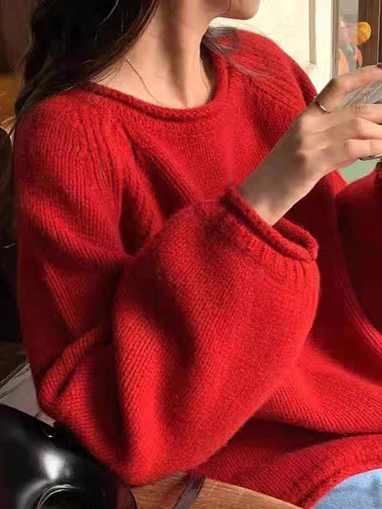 Chic Winter  Knitwear Sweater Warm Tops
