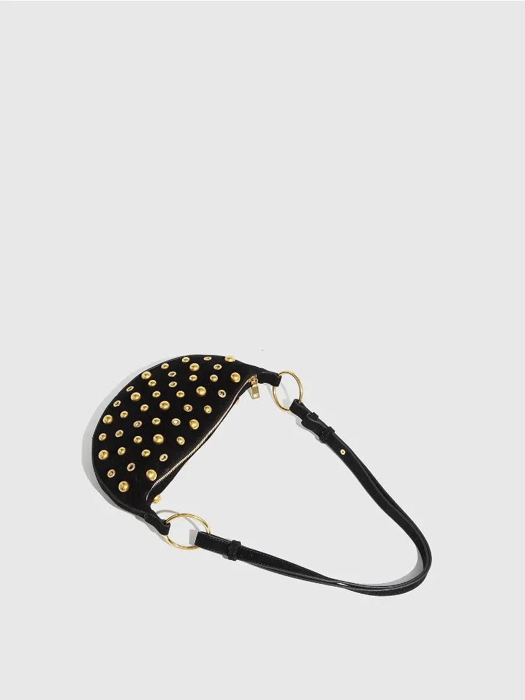 Designer Rivet Polka Dot Studded crossbody Bags