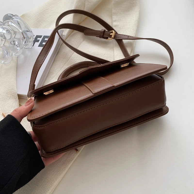 Vintage Square Satchel Shoulder Bags