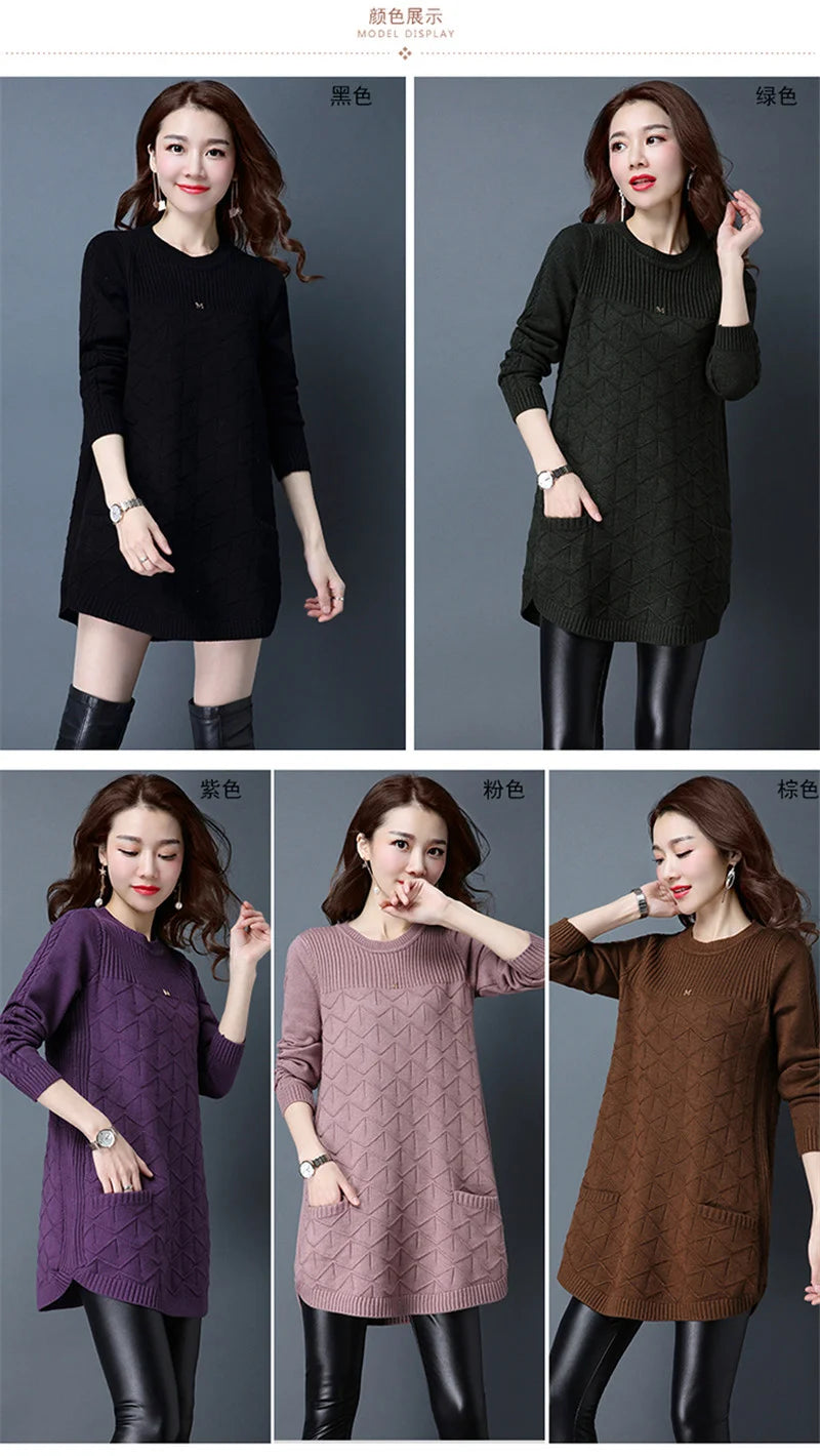 Winter Long Sweater Pullover