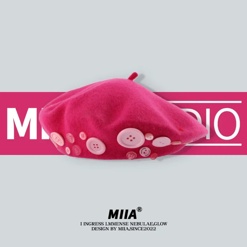 British  Retro Decoration Beret