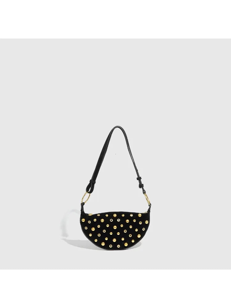 Designer Rivet Polka Dot Studded crossbody Bags