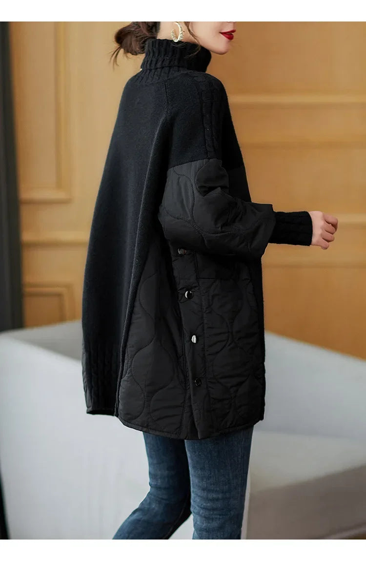 Glamour Vibe  Knit Top Sweater with  Long Sleeves