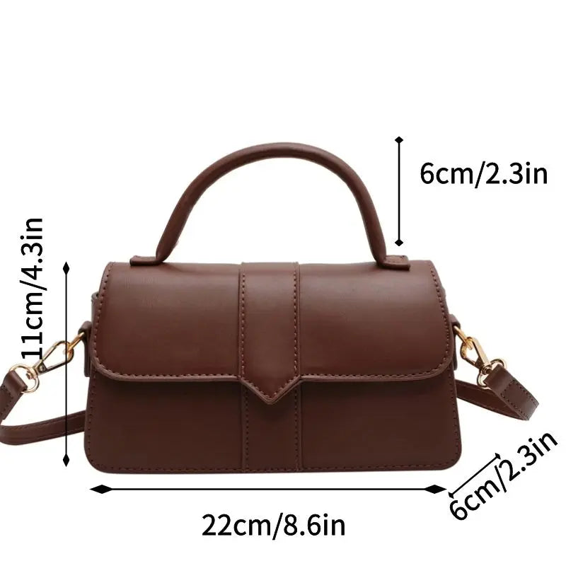 Vintage Square Satchel Shoulder Bags