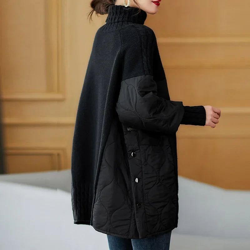 Glamour Vibe  Knit Top Sweater with  Long Sleeves