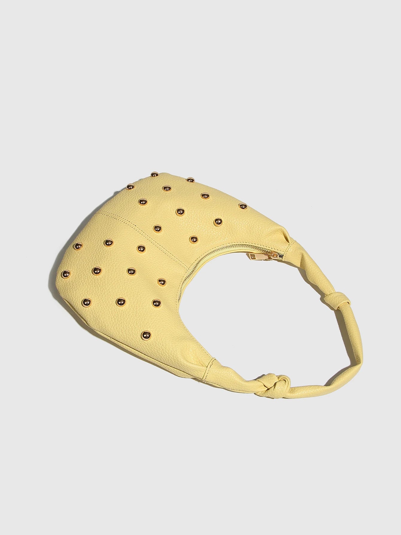 Half Moon Versatile Studded Tote Bag