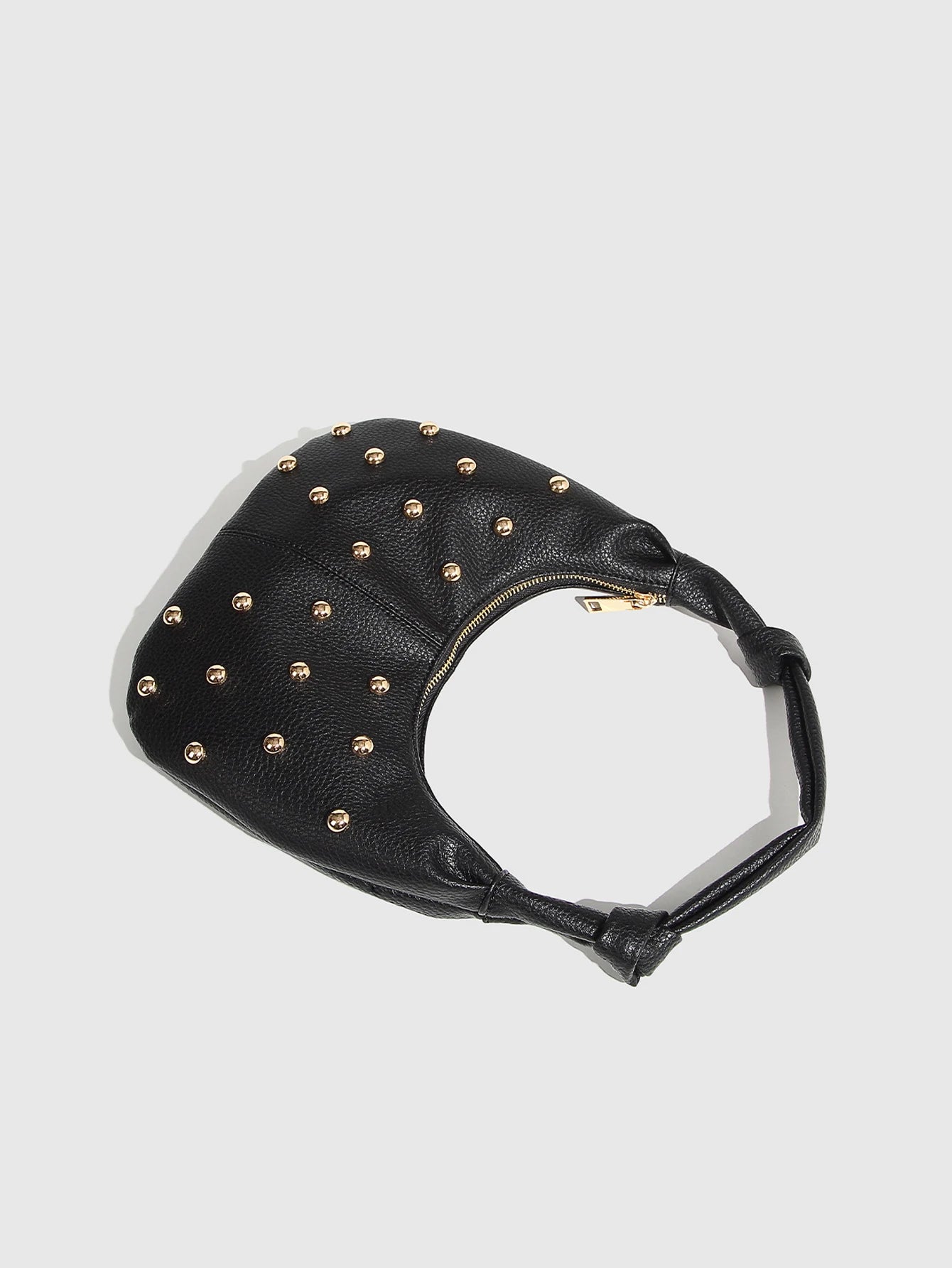 Half Moon Versatile Studded Tote Bag