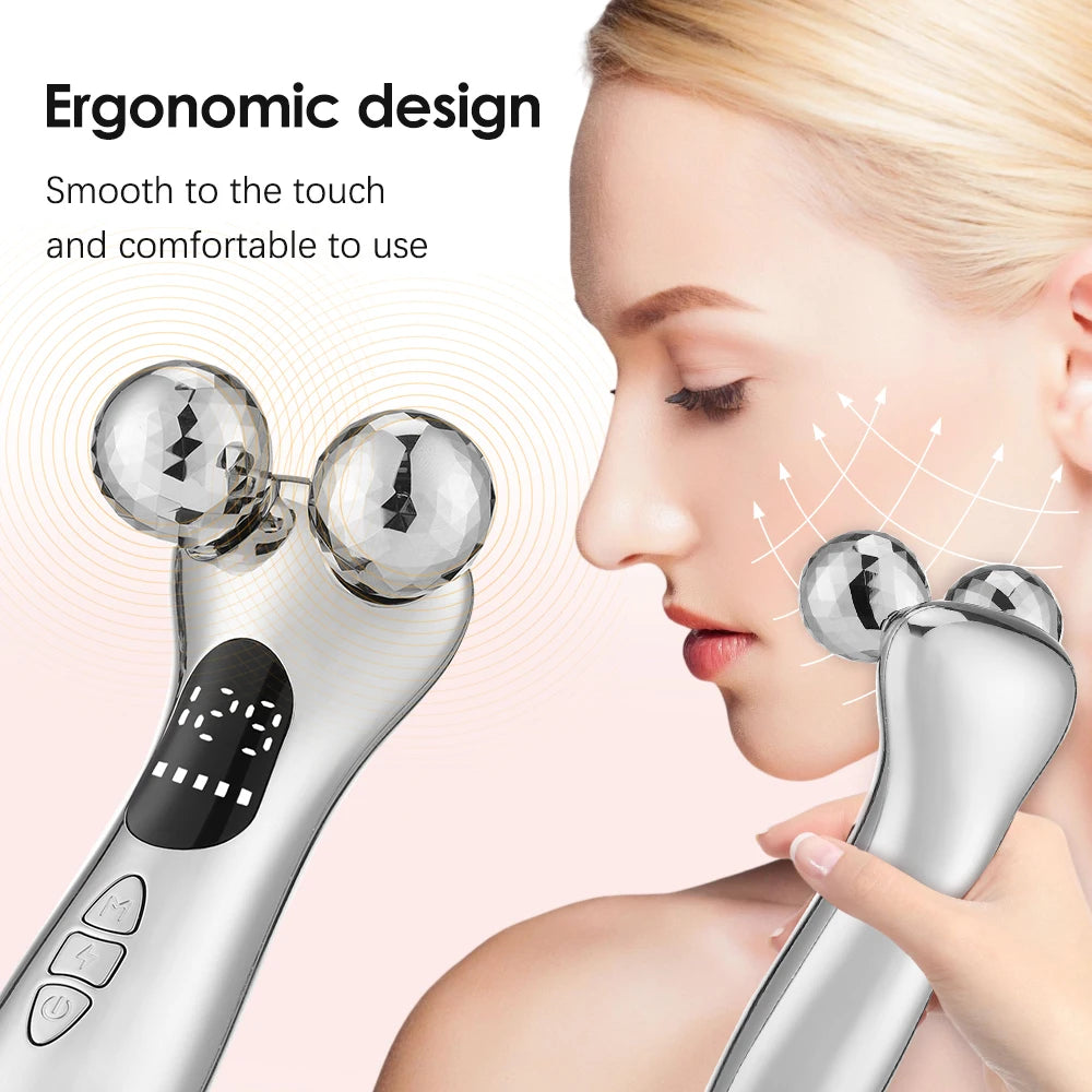 Face Lift Roller Micro-Current  Massager Beauty Device