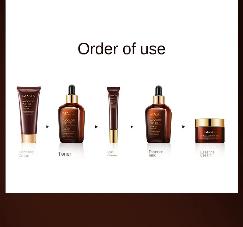 Avocado Peptide  Moisturizing Skincare Set
