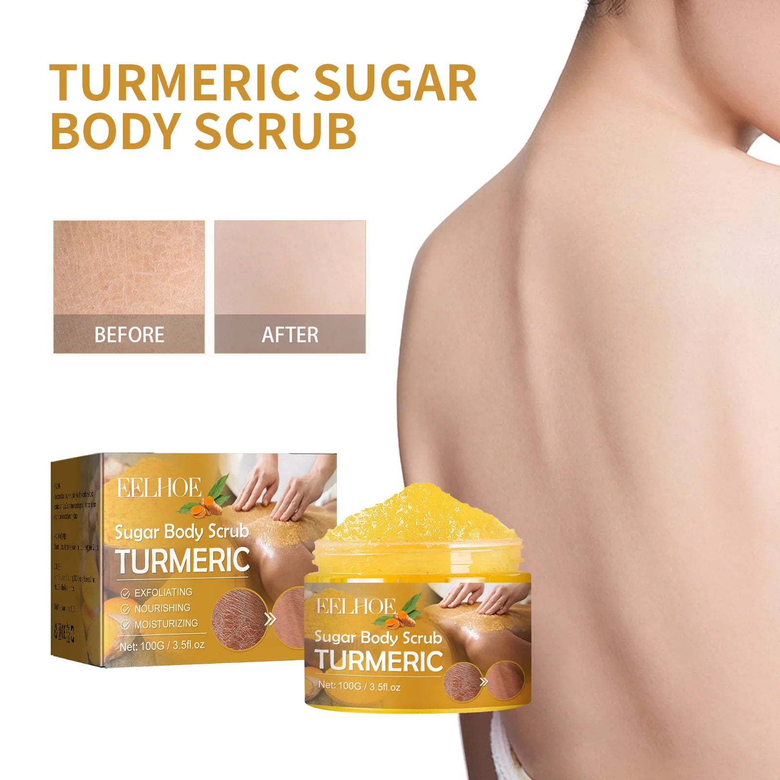 Turmeric   'Brightening  Glow' Skincare Care  6-pcs. Set