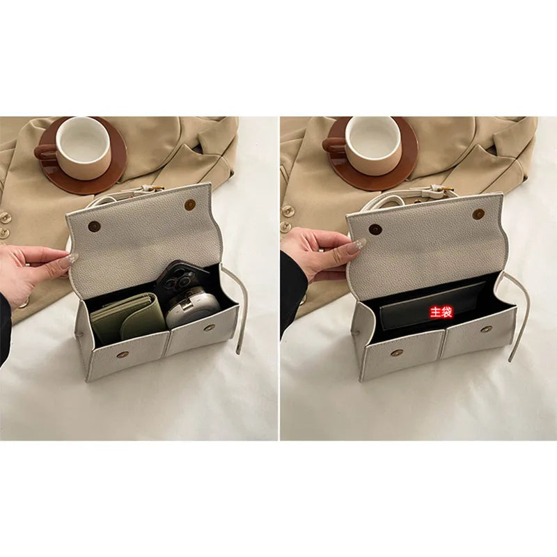 Gold Lock Luxury Design Handbag