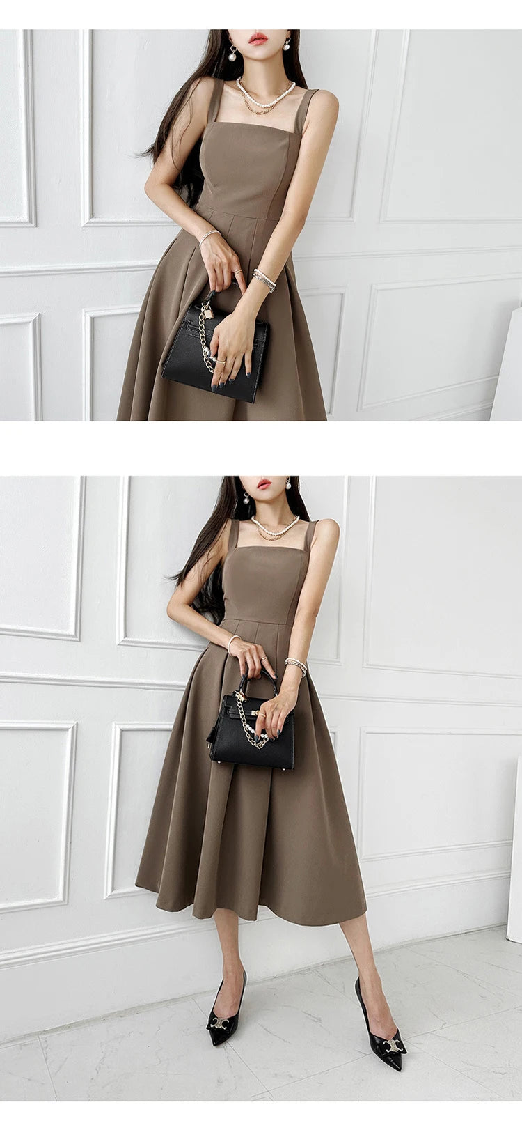 Perfectly Dressed Cropped Jacket and Maxi Skirt Two-Piece Matching Set