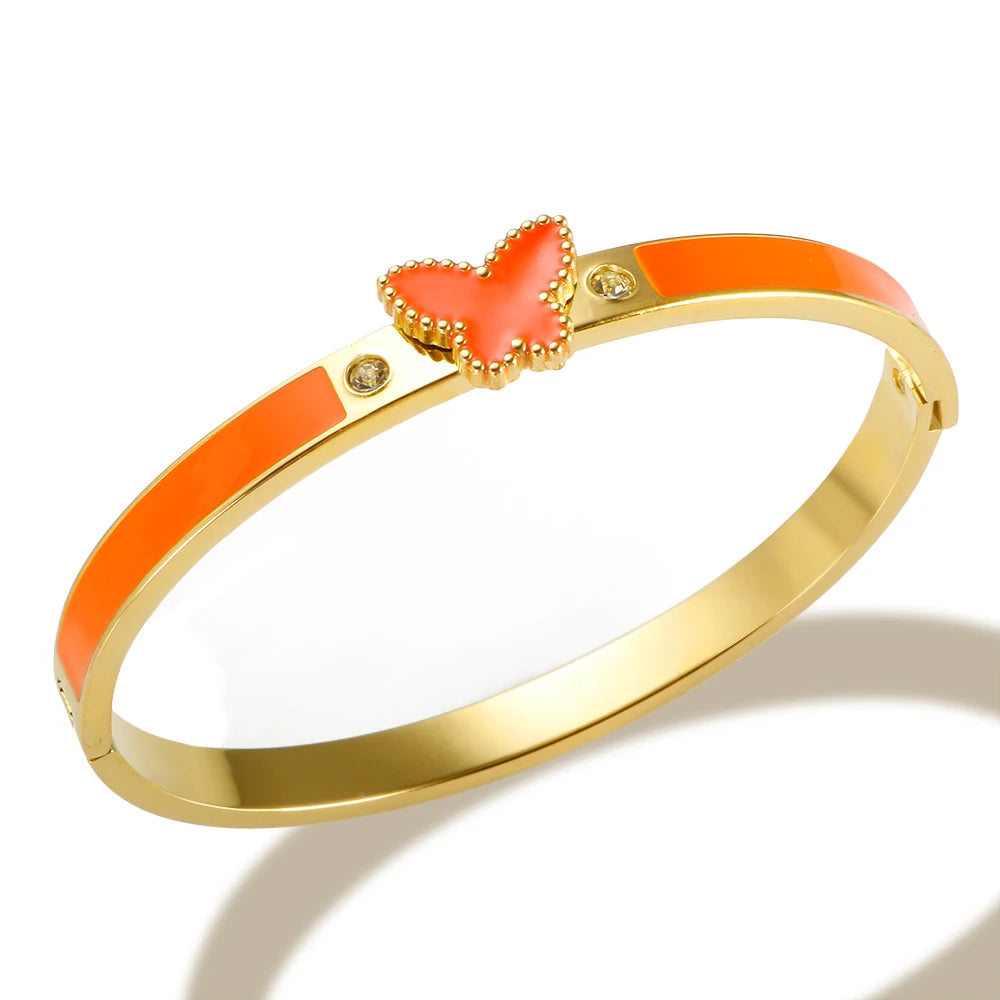 Exquisite Retro Butterfly Bracelet Bangles