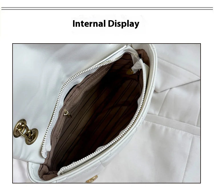 Luxury Handbag with  chic chain