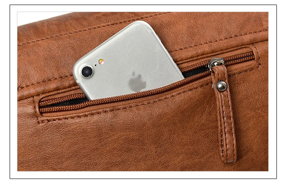 "Vintage Soft" Style Genuine  Crossbody Handbag