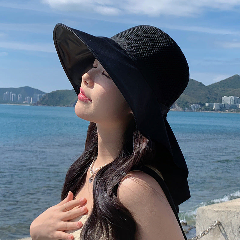 Large Brim Ruffle Hat