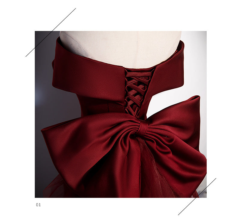 Opera Red Wine Dress