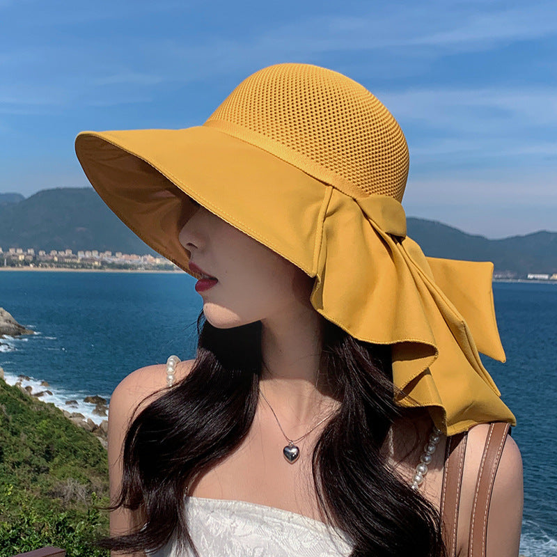 Large Brim Ruffle Hat