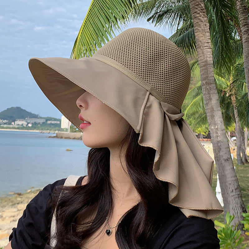 Large Brim Ruffle Hat