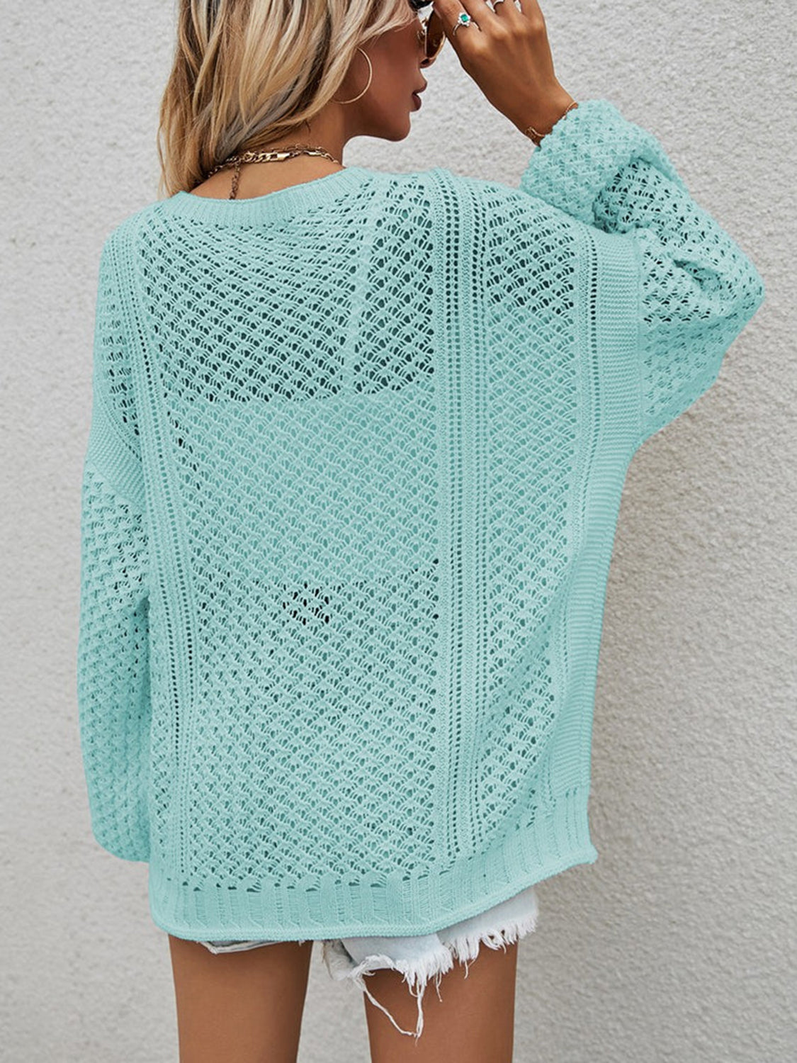 Let Me Love You Openwork Cardigan