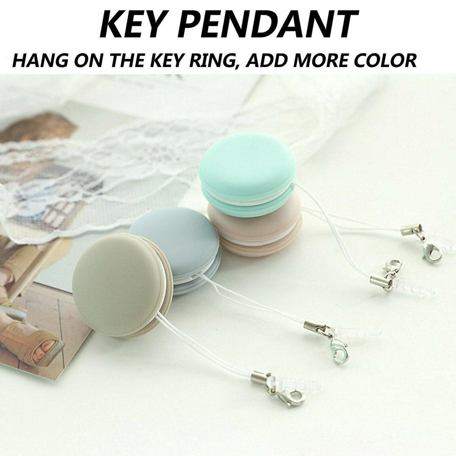 Macaron Shape Screen Glasses Lens Cleaner Keychain