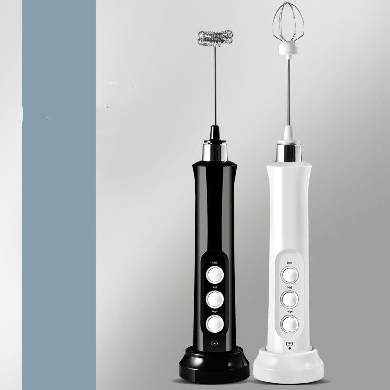 Rechargeable Electric Egg Beater Frother Mixer