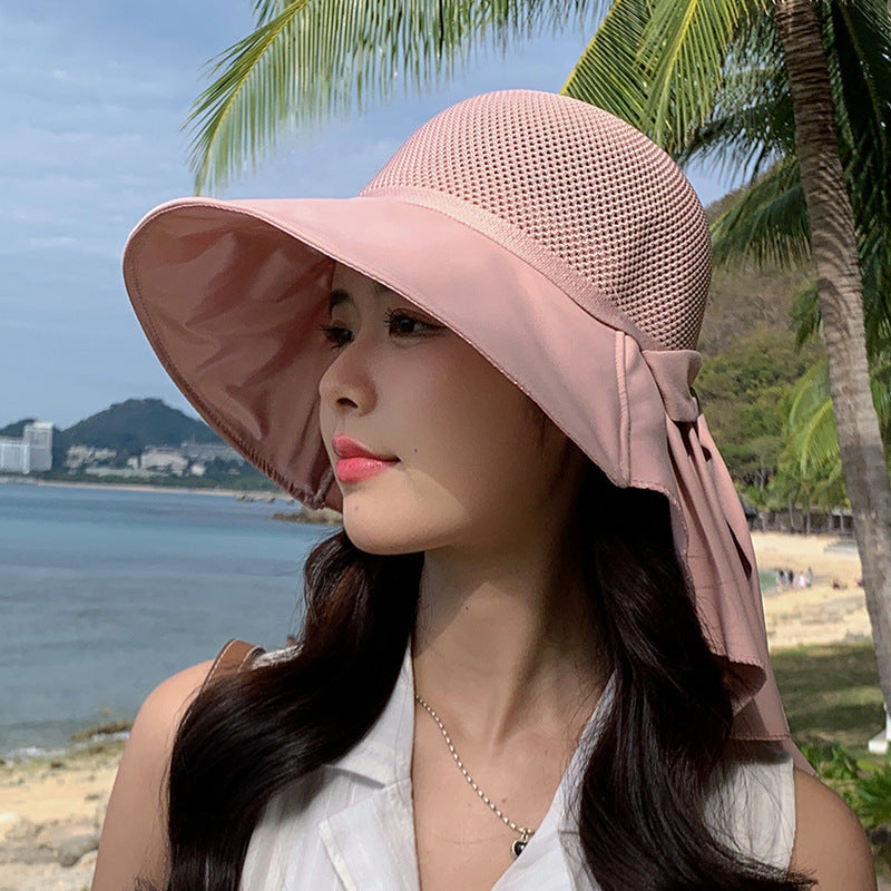 Large Brim Ruffle Hat