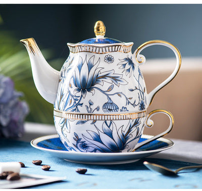 Chinese Ceramic Teapot Cup Suacer Set 